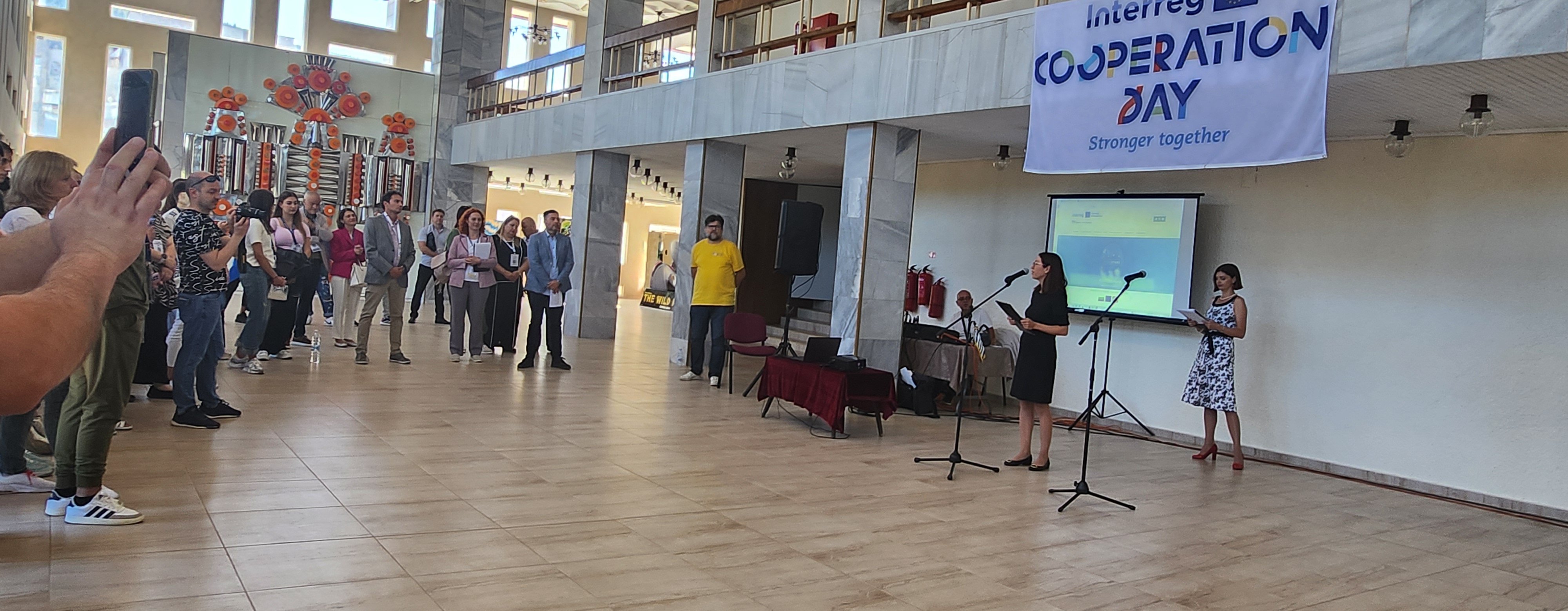 Director of the Directorate “Territorial Cooperation Management”, Ms Desislava Georgieva congratulated the young participants from both sides of the border